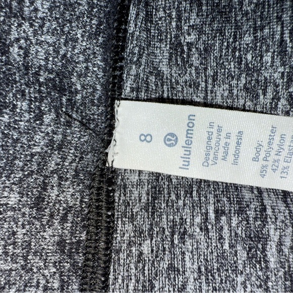 Lululemon Heather Gray & Black Stride Jacket – Size 8 Like New - Picture 4 of 5